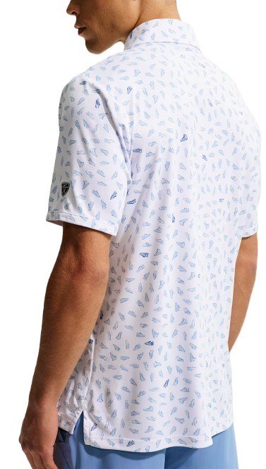Nike Par polo homme, blanc/work blue