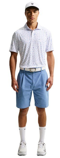 Nike Par polo homme, blanc/work blue