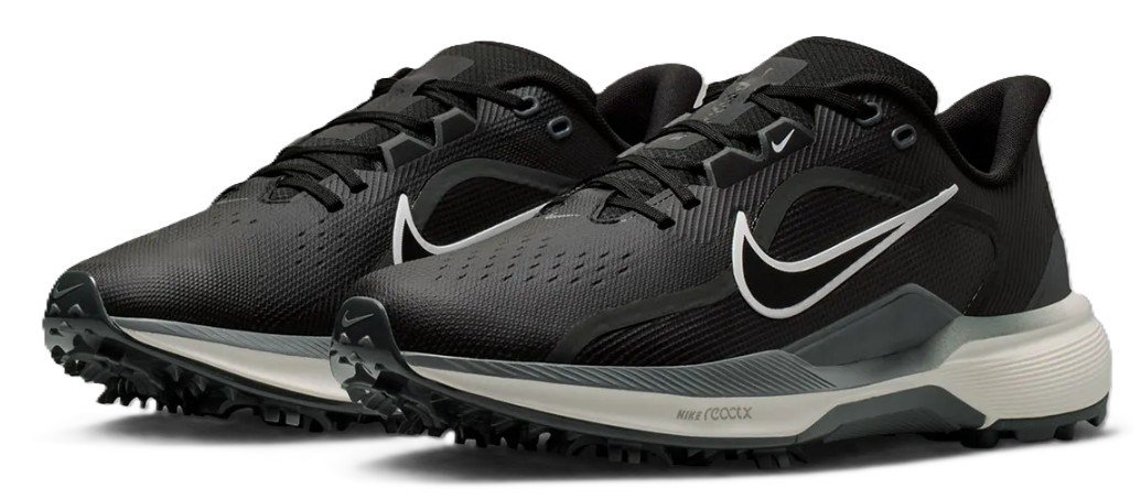 Nike Pegasus 1 chaussures de golf homme, noir/sail/blanc