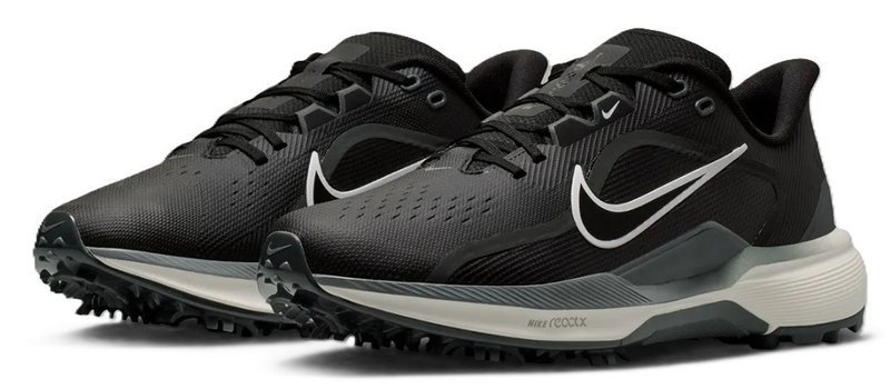 Nike Pegasus 1 chaussures de golf homme, noir/sail/blanc