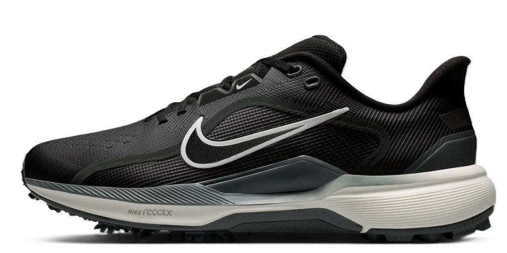 Nike Pegasus 1 chaussures de golf homme, noir/sail/blanc
