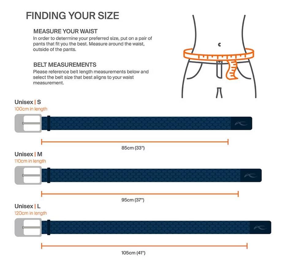 KJUS Amata Stripe ceinture unisexe, alloy
