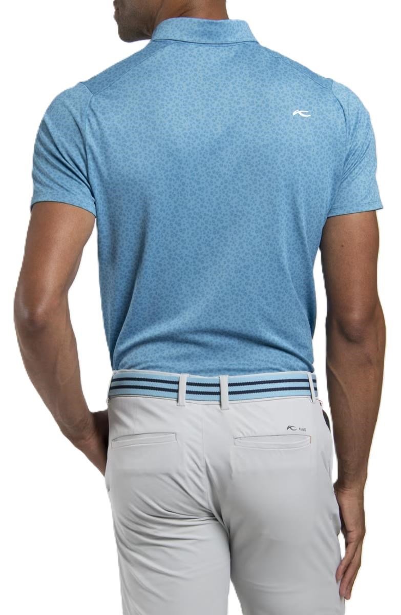 KJUS Lance Printed polo homme, atlas blue