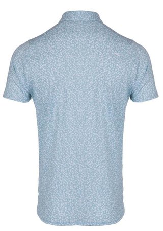 KJUS Lance Printed polo homme, riverbank/white