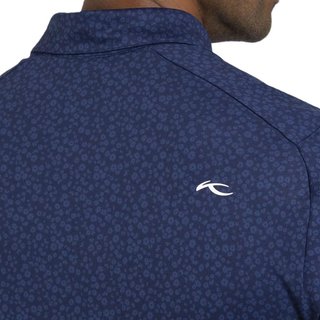 KJUS Lance Printed polo homme, atlanta blue
