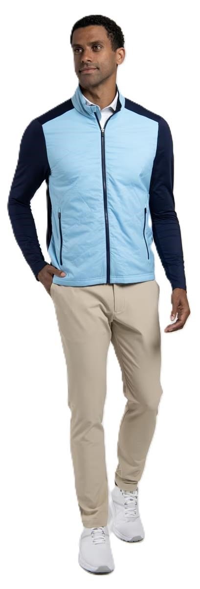 KJUS Retention veste homme, atlanta blue/poolside
