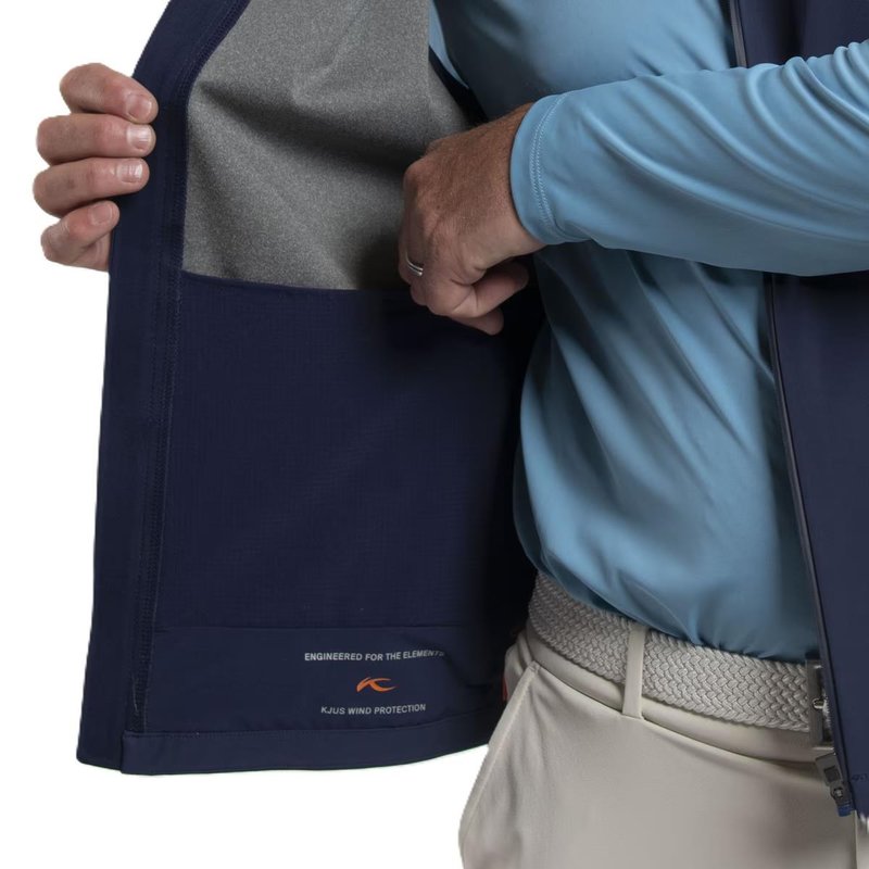KJUS Downswing Wind Gilet veste homme, atlanta blue