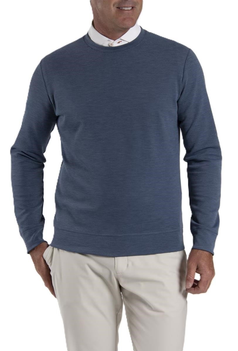 KJUS Essentials Crew Neck sweatshirt homme, riverbank/atlanta blue