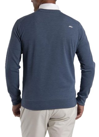 KJUS Essentials Crew Neck sweatshirt homme, riverbank/atlanta blue