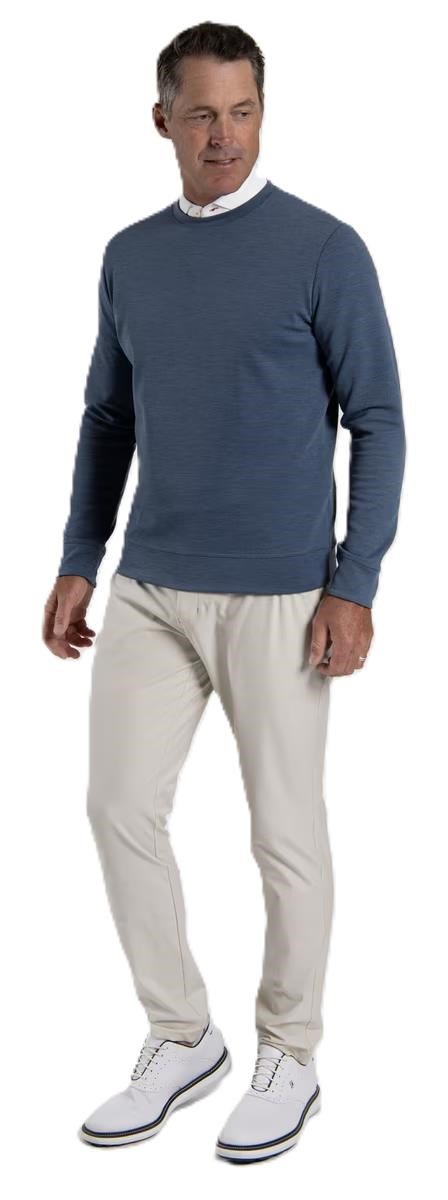 KJUS Essentials Crew Neck sweatshirt homme, riverbank/atlanta blue