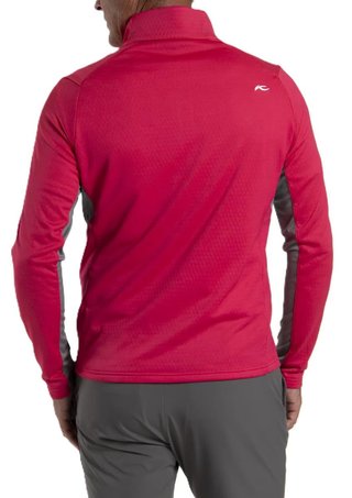 KJUS Hydraulic Midlayer Half-Zip sweat-shirt homme, rhubarb/pewter