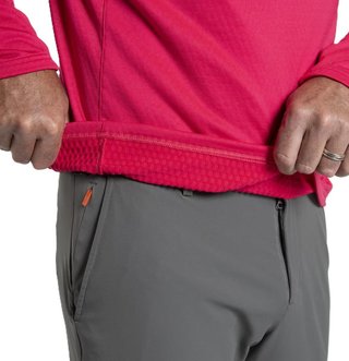 KJUS Hydraulic Midlayer Half-Zip sweat-shirt homme, rhubarb/pewter