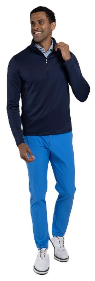 KJUS Hydraulic Midlayer Half-Zip sweat homme, atlanta blue