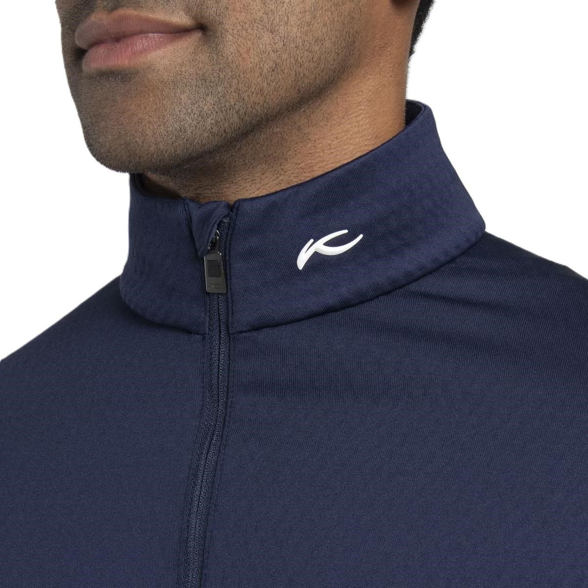 KJUS Hydraulic Midlayer Half-Zip sweat homme, atlanta blue