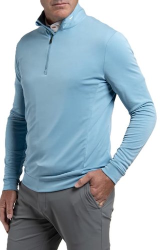 KJUS Kallen Half-Zip sweat-shirt homme, atlas blue
