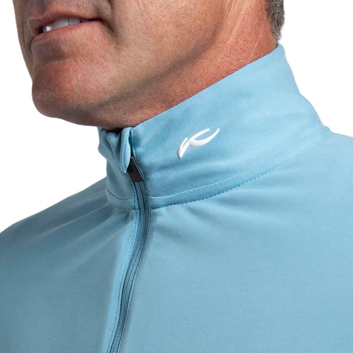 KJUS Kallen Half-Zip sweat-shirt homme, atlas blue