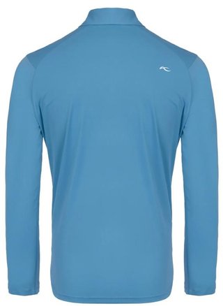 KJUS Cool Point Longsleeve polo homme, atlas blue