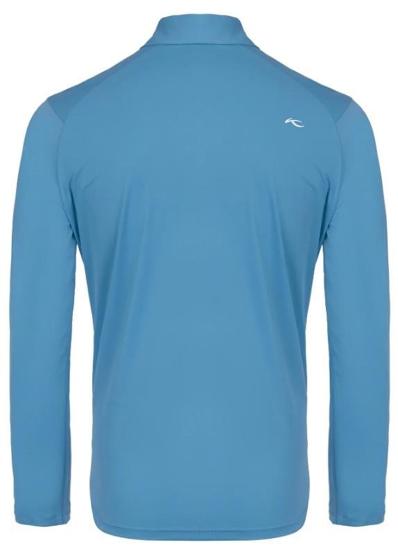 KJUS Cool Point Longsleeve polo homme, atlas blue