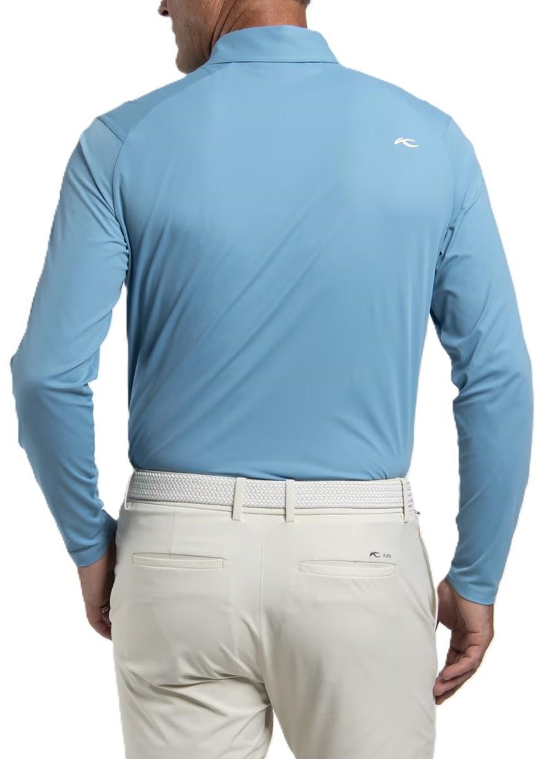 KJUS Cool Point Longsleeve polo homme, atlas blue