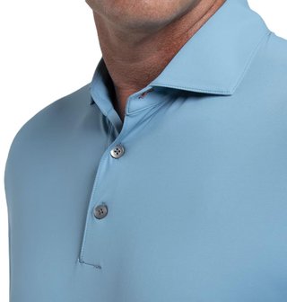 KJUS Cool Point Longsleeve polo homme, atlas blue
