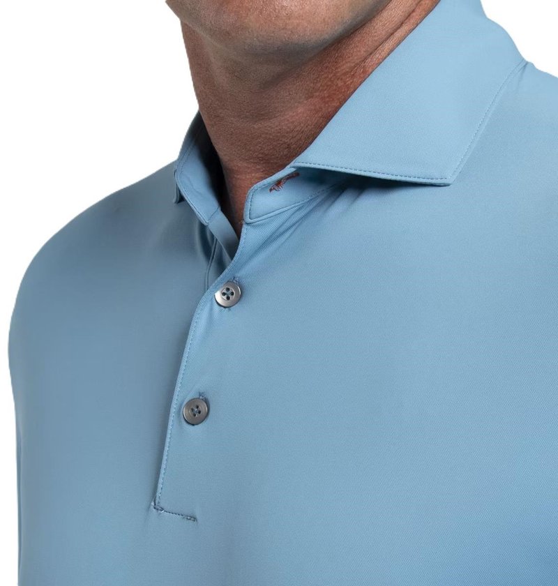KJUS Cool Point Longsleeve polo homme, atlas blue