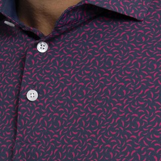 KJUS Golfer polo homme, rhubarb/atlanta blue