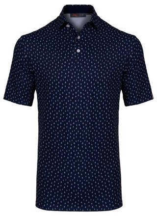 KJUS Golfer polo homme, atlanta blue/white