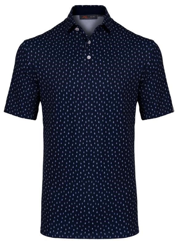 KJUS Golfer polo homme, atlanta blue/white
