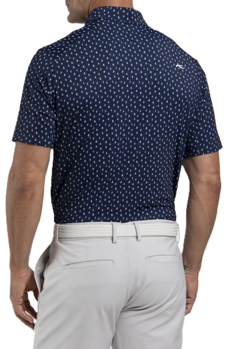 KJUS Golfer polo homme, atlanta blue/white