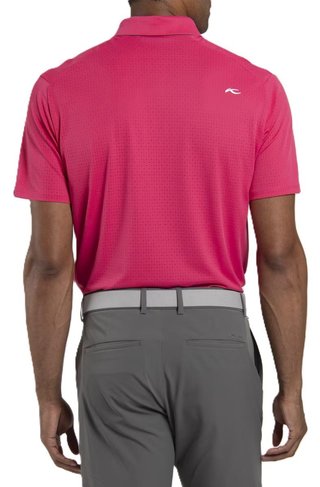 KJUS Savin Structure polo homme, rhubarb