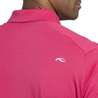 KJUS Savin Structure polo homme, rhubarb