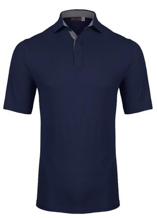 KJUS Savin Structure polo homme, atlanta blue