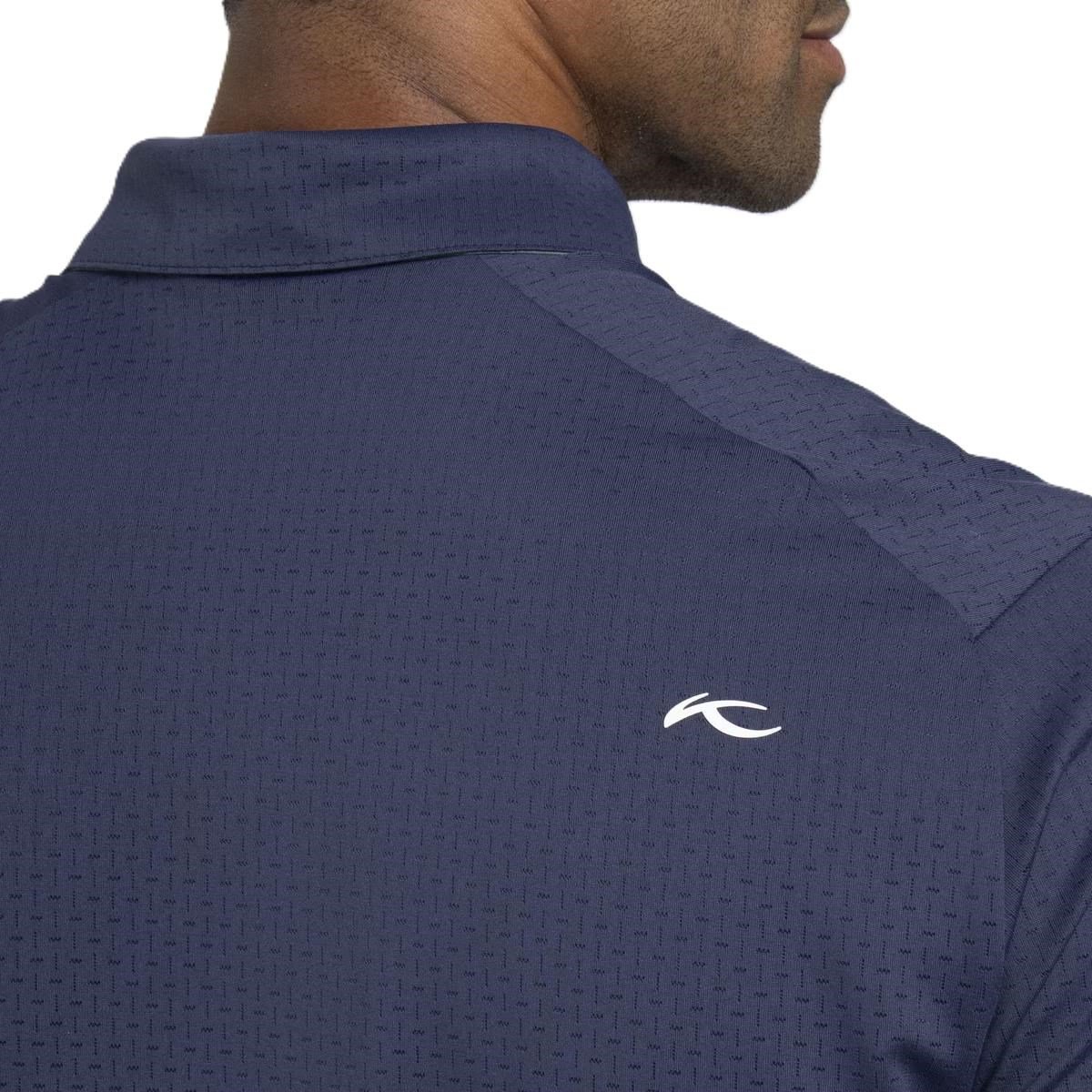 KJUS Savin Structure polo homme, atlanta blue
