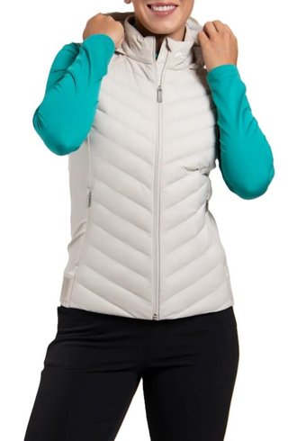 KJUS Sundance Hooded Gilet veste femme, oyster
