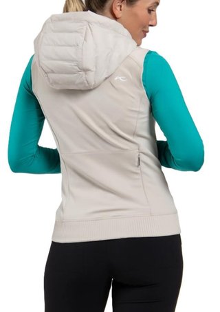 KJUS Sundance Hooded Gilet veste femme, oyster