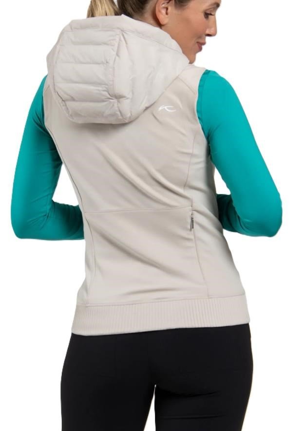 KJUS Sundance Hooded Gilet veste femme, oyster