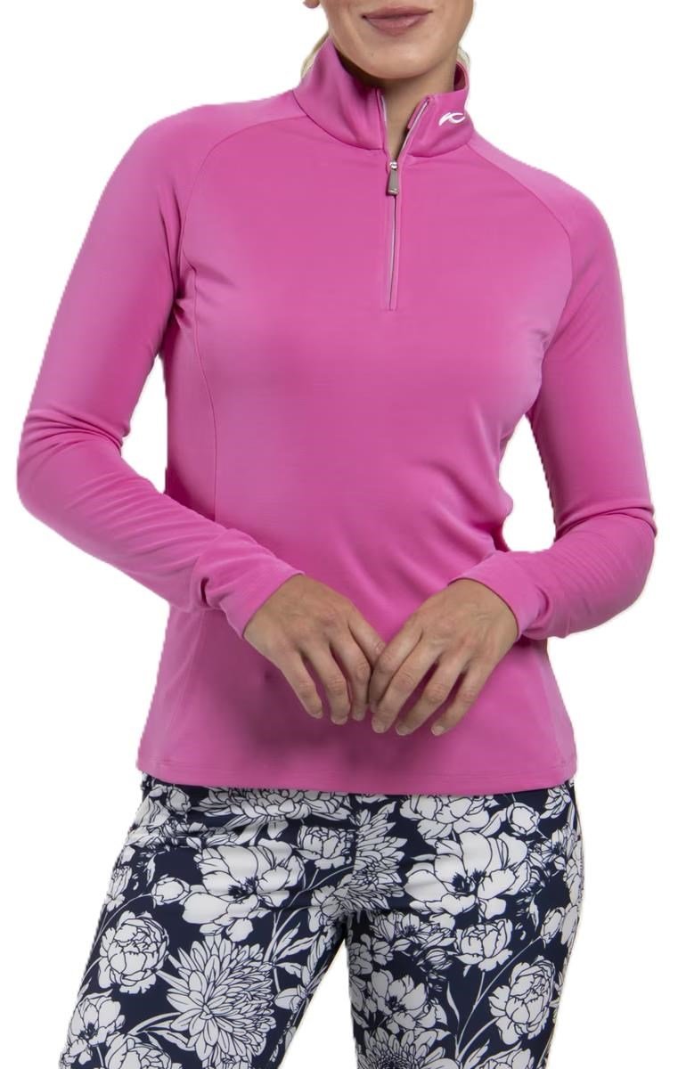 KJUS Kallena Half-Zip sweatshirt femme, peony