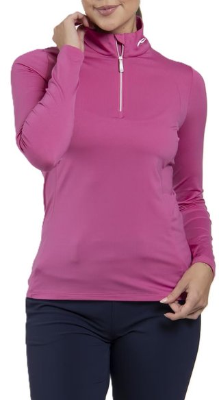KJUS Collagen Midlayer Half-Zip pull femme, peony