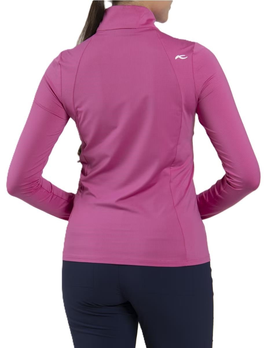 KJUS Collagen Midlayer Half-Zip pull femme, peony
