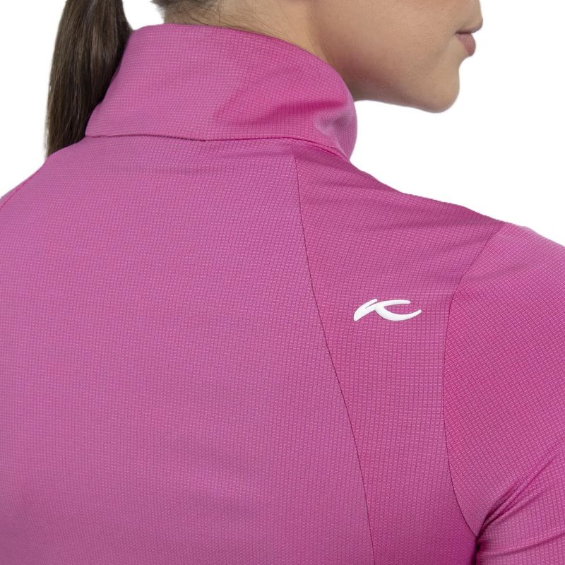 KJUS Collagen Midlayer Half-Zip pull femme, peony