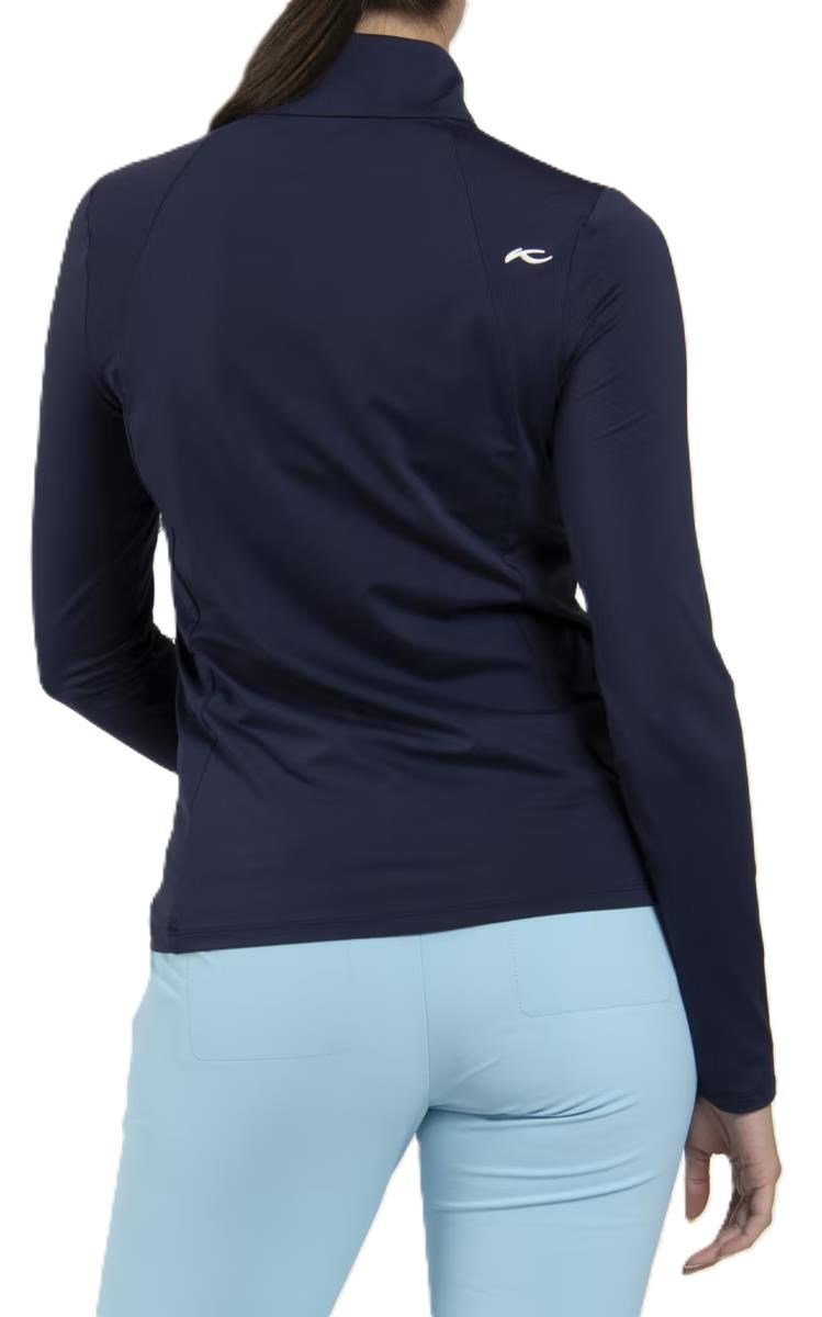 KJUS Collagen Midlayer Half-Zip sweat-shirt femme, atlanta blue