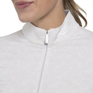 KJUS Sunshine Printed Half-Zip sweat-shirt femme, oyster/white