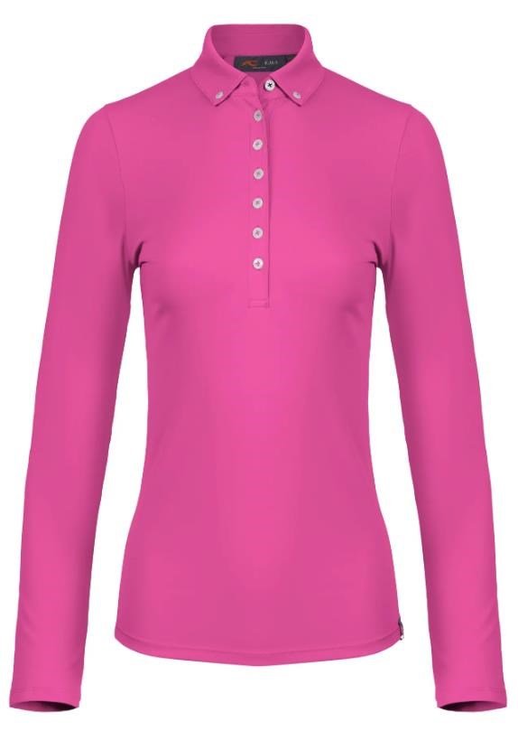 KJUS Catalina Cool longsleeve polo femme, peony