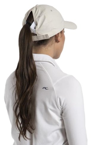 KJUS Women Dual Ponytail casquette femme, oyster/white