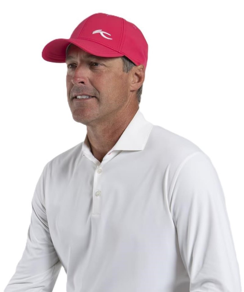 KJUS Classic golf cap unisex casquette, rhubarb
