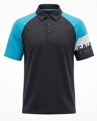 Callaway Modern Traveler Premium Mixed Texture polo homme, anthracite