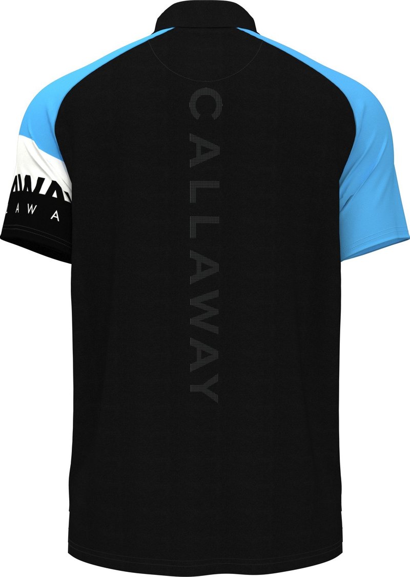 Callaway Modern Traveler Premium Mixed Texture polo homme, anthracite