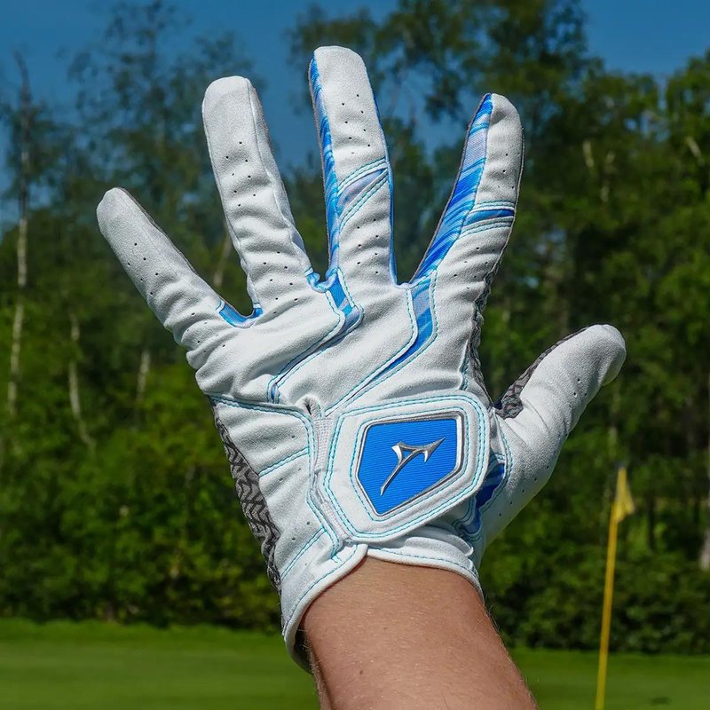 Mizuno Double Grip gant de golf homme, blanc