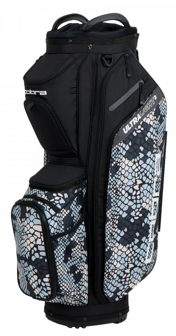 Sac de golf chariot à motif camouflage, nombreuses poches