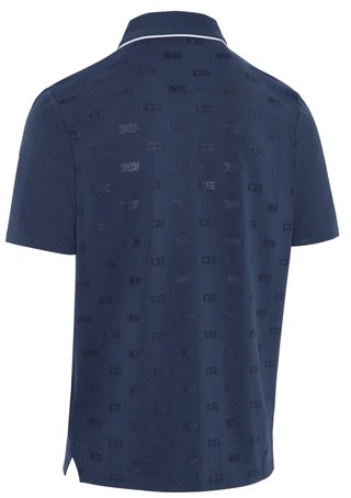 Callaway Mid Century Jacquard polo homme, medieval blue